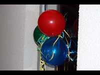 Deko Luftballons Luftschlangen