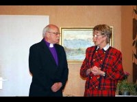 Geistlicher Beistand Pastor Fischer (Reimund Häger) und Schwiegermutter Hedwig Frankenstein (Ulrike Erner)